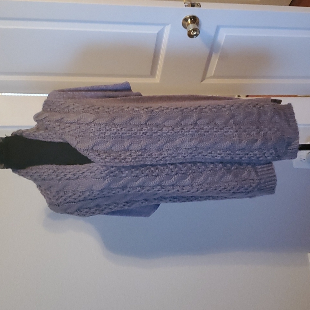 Gray Knit Scarf